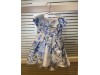 LiaLea Kız Bebek Mavi Çiçekli Elbise 12-18 Aylık